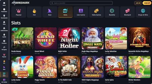 Winshark Casino Spiele Winshark Casino Lobby
