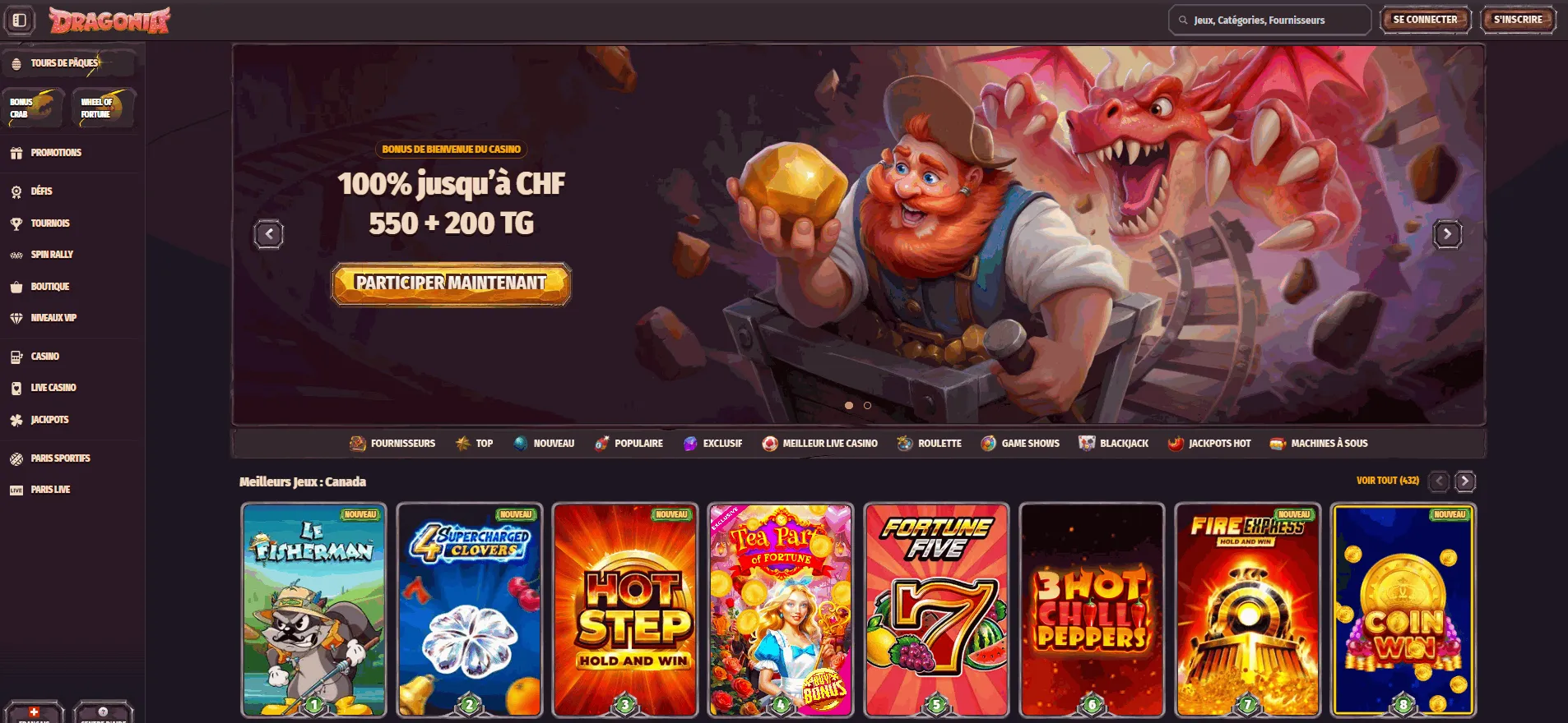 Dragonia Casino Bonus und Spiele Dragonia Casino Bonus und Spieleübersicht